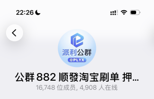 飞机群TG群-顺发淘宝刷单，派利担保，纯骗子